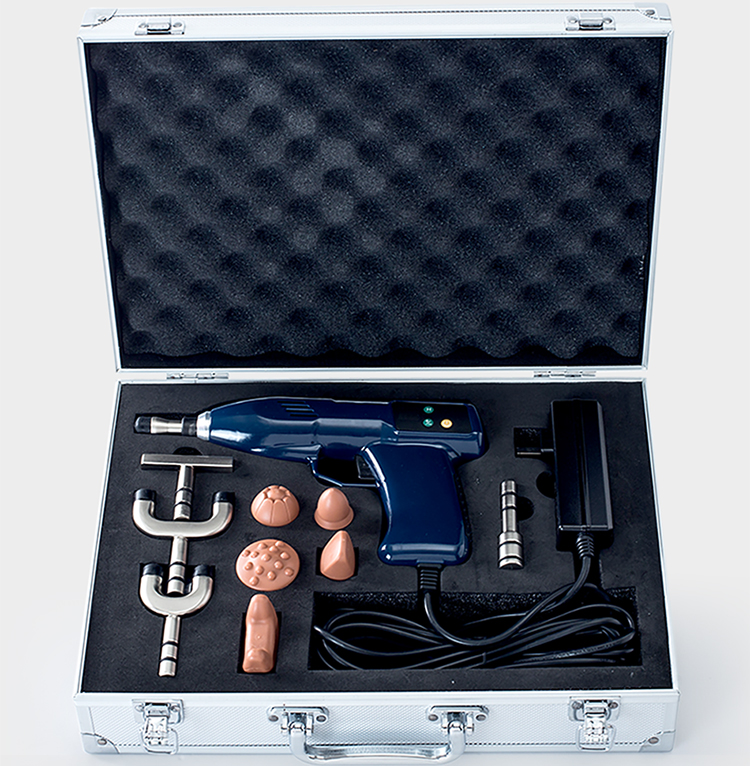 13 Levels Chiropraktik Anpassung Pistole Premium 3 Speeds Vibrating 1100N Chiropractic Massage Gun Physical Therapy Device