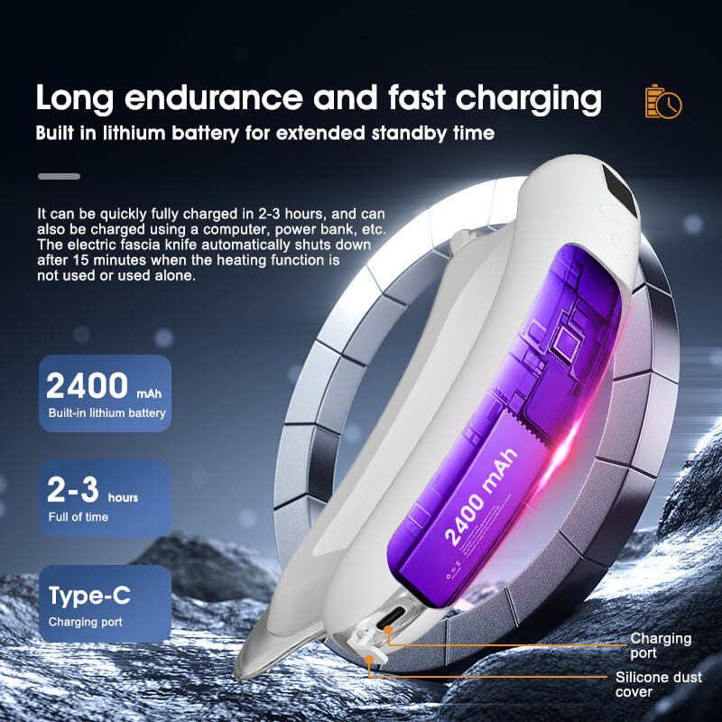2400mah Electric NEMS Micro-Current Myofascia Release Massage Board As EMS Scraping Massager Device