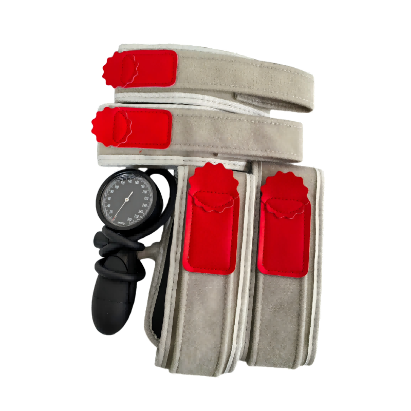 Upgrade Pump and  Occlusion Training Cuffs BFR Exercise Band for Leg and Arm Workouts Rehabilitation Blood Flow Restriction