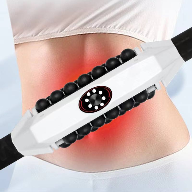 Rechargeable Silicone Fascia Rolling Pieces Electric Cellulite Remove Roller Massage Stick Daily Self Massager