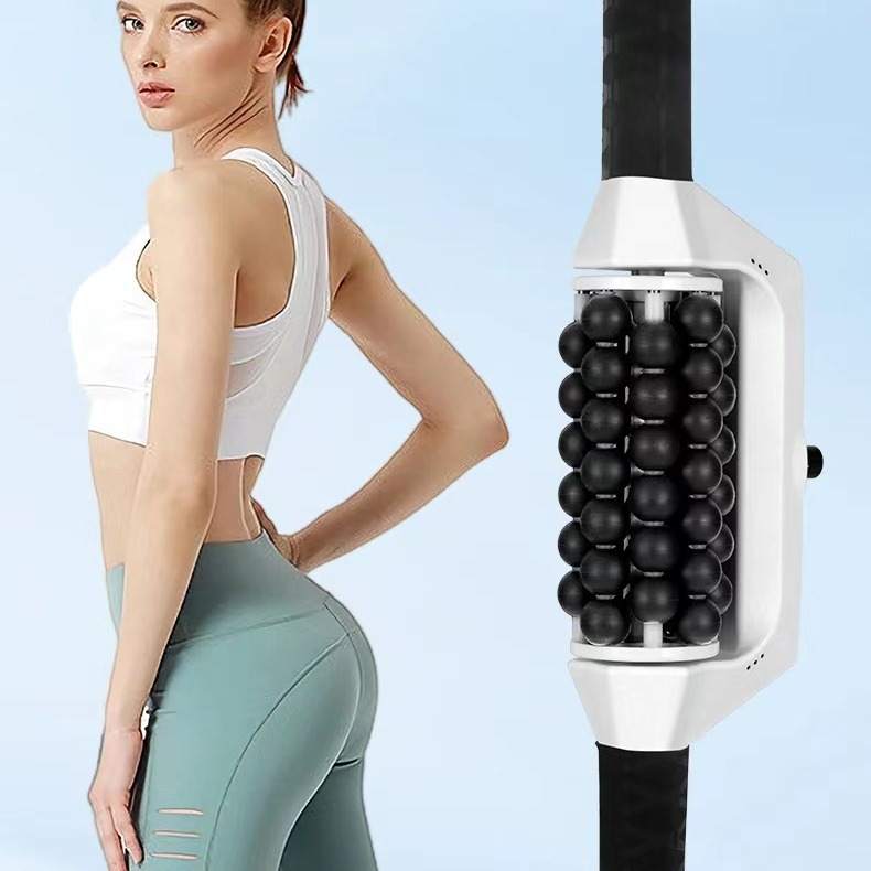 Rechargeable Silicone Fascia Rolling Pieces Electric Cellulite Remove Roller Massage Stick Daily Self Massager