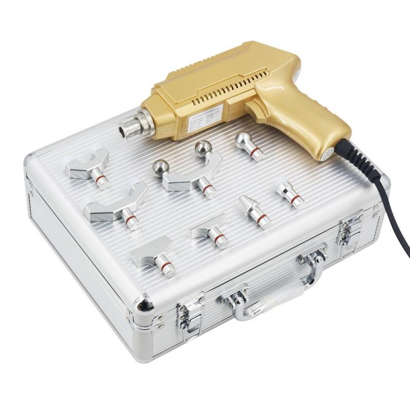 100W 30 Level 8 Replace Heads 1500N 5 Frequency Chiropractor Massager Deep Muscle Pain Relief Spinal Corrector Electric Chiropractic Massage Gun