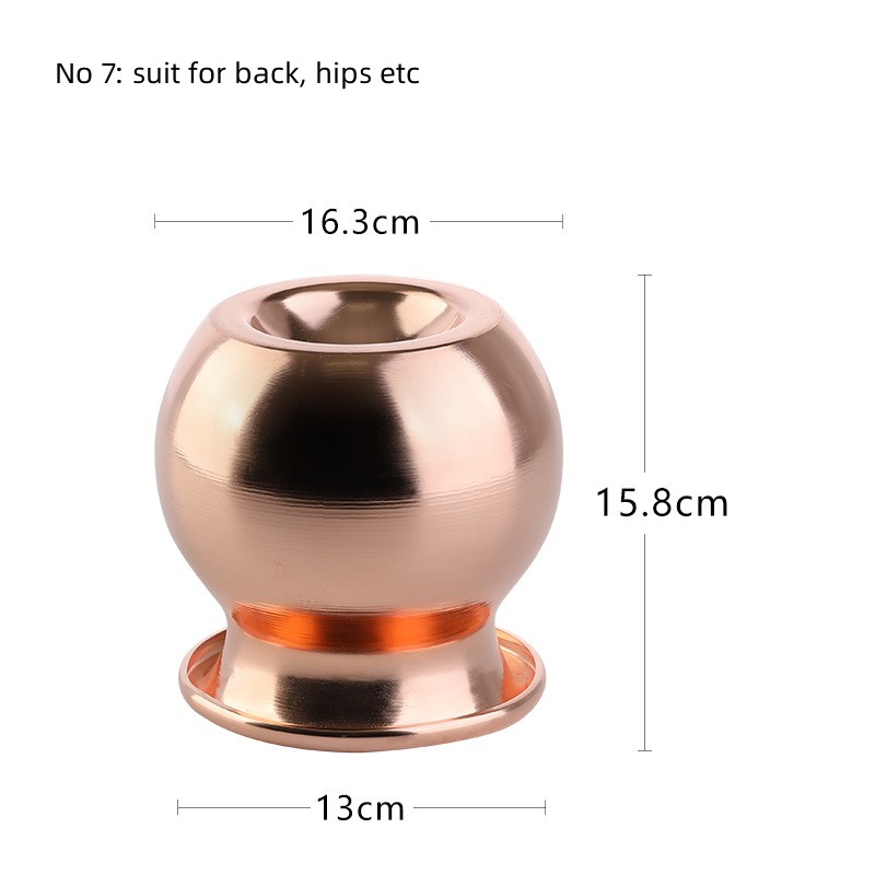 Best Toxic Compel Material Copper Cupping Massage Cups Fire Cupping and Moving Cupping Therapy Tool