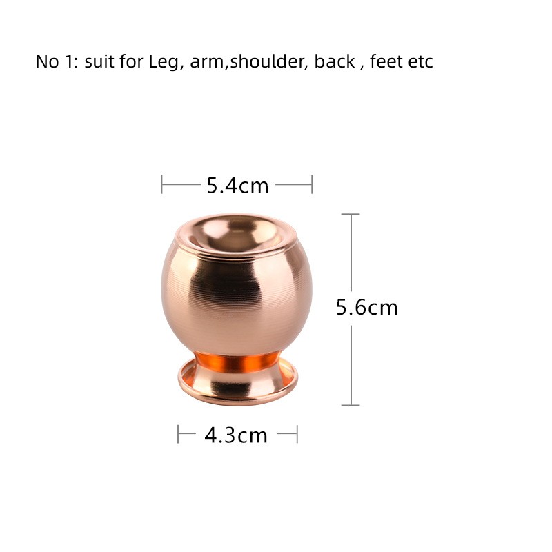 Best Toxic Compel Material Copper Cupping Massage Cups Fire Cupping and Moving Cupping Therapy Tool