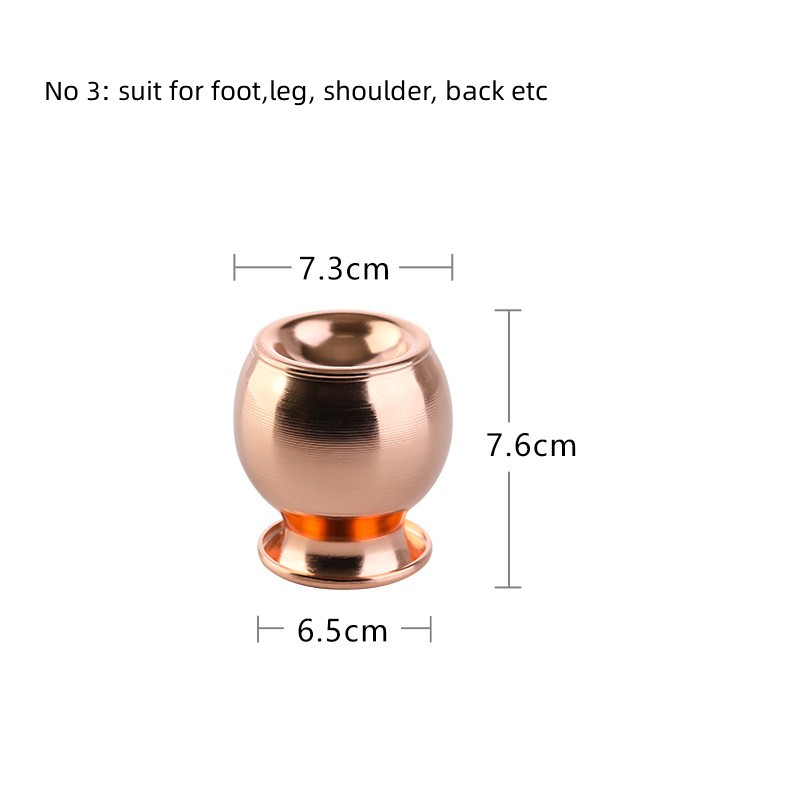 Best Toxic Compel Material Copper Cupping Massage Cups Fire Cupping and Moving Cupping Therapy Tool
