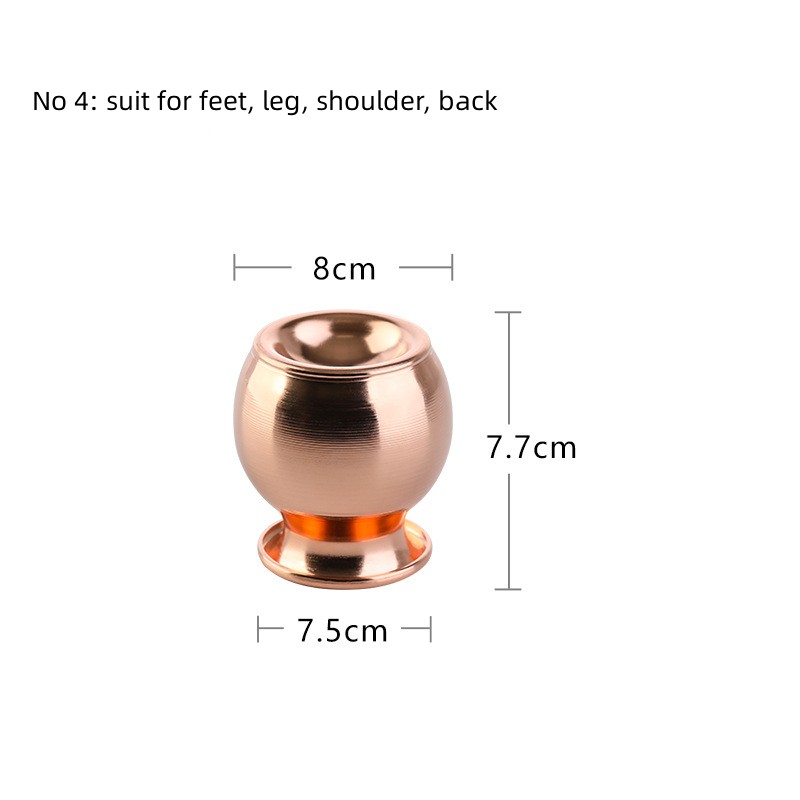 Best Toxic Compel Material Copper Cupping Massage Cups Fire Cupping and Moving Cupping Therapy Tool