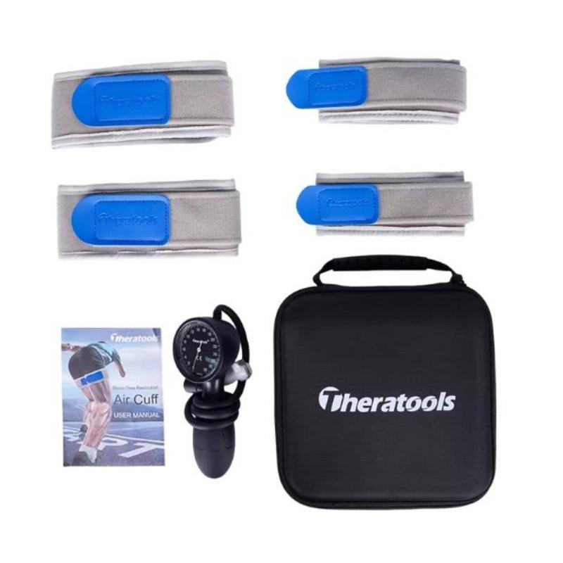 Upgrade Pump and  Occlusion Training Cuffs BFR Exercise Band for Leg and Arm Workouts Rehabilitation Blood Flow Restriction