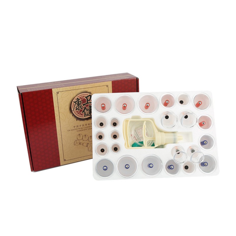 Cupping therapy is an ancient form of alternative medicine in which a therapist puts special cups on your skin for a few minutes to create suction. People get it for many purposes, including to help with pain, inflammation, blood flow, relaxation and well-being, and as a type of deep-tissue massage。
 Traditional Chinese medicine