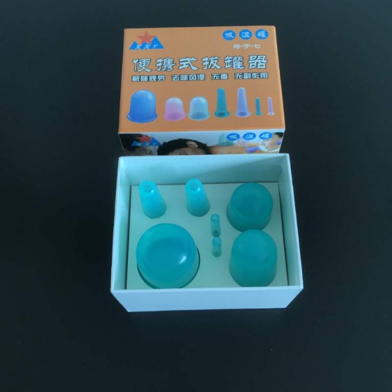 Most Selling Silicone Cupping Kit 4Pcs Clear Cups Manual Cupping Vacuum Therapy for Body Massage and Face Eye Lip Neck Lifting 