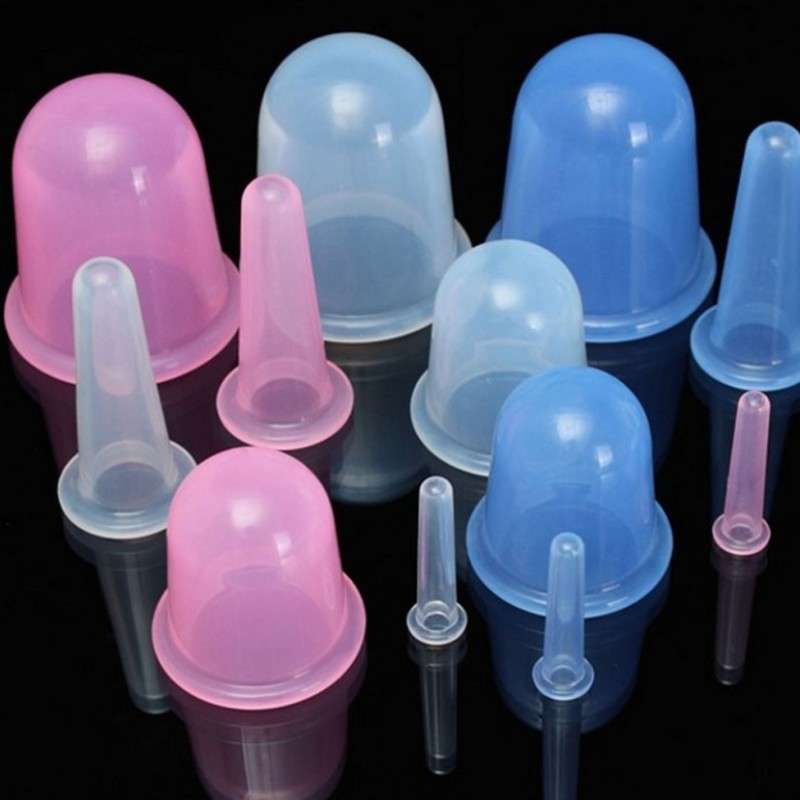 Size M Silicone Cellulite Cups 55mm Vacuum Therapy Body Toxic Drainage Cupping Cups