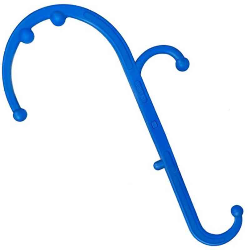 Mini Trigger Point Cane Massager Most Selling Black Self Acupressure Points Massage Tool for Daily Chronic Pain Relief 