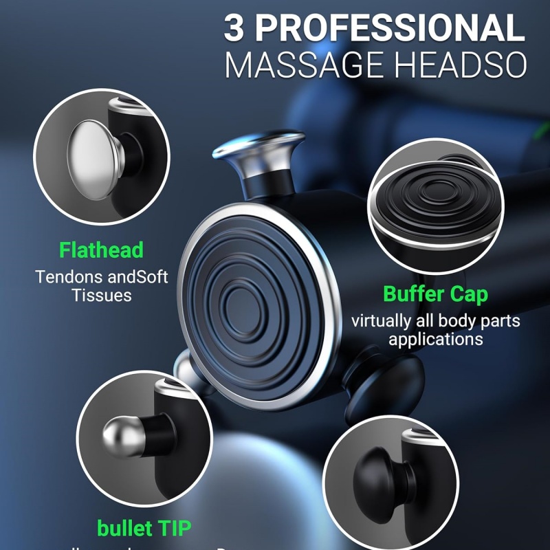 4 built-in massage heads