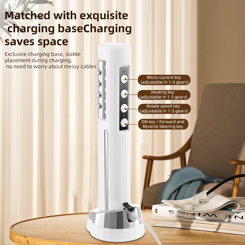 Meridian Drainage Toxic Compel Rolling Massage Devices Electric Home Use Relaxing Celulite Remover Body Roller Massager