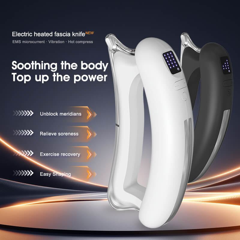 2400mah Electric NEMS Micro-Current Myofascia Release Massage Board As EMS Scraping Massager Device