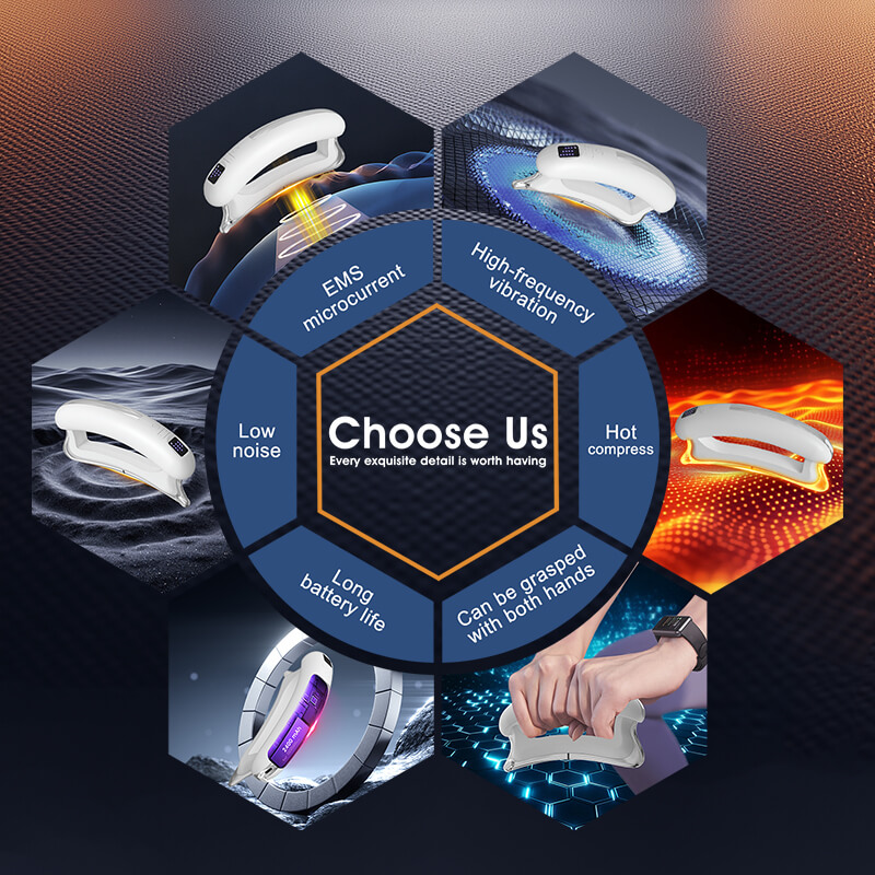 2400mah Electric NEMS Micro-Current Myofascia Release Massage Board As EMS Scraping Massager Device