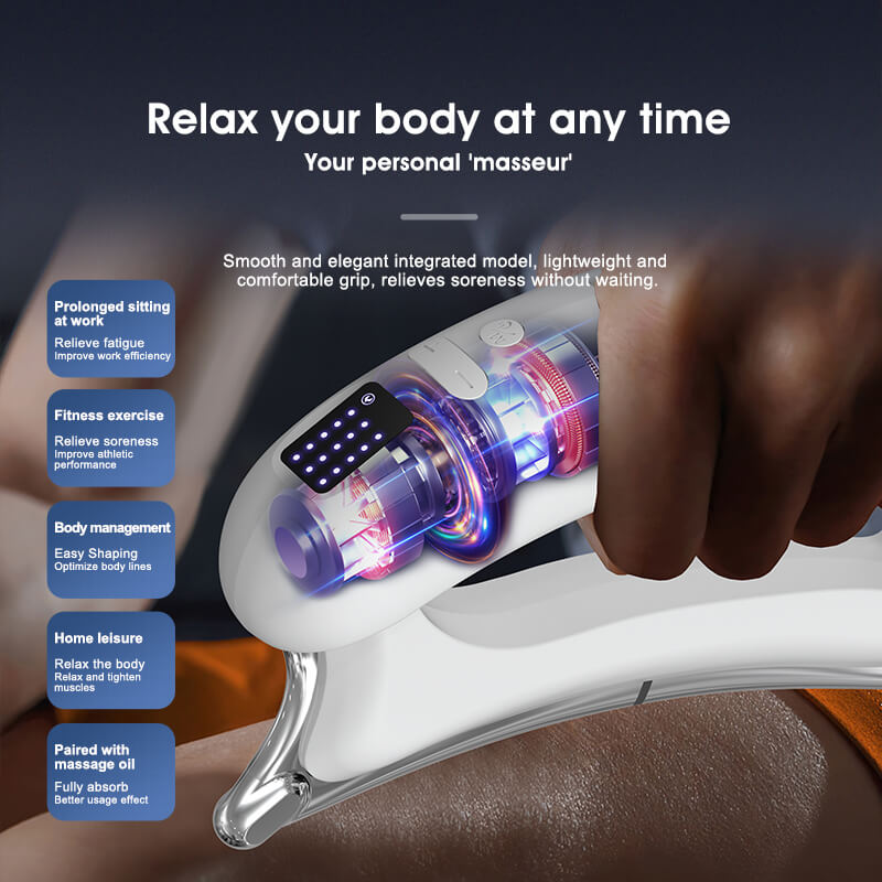 2400mah Electric NEMS Micro-Current Myofascia Release Massage Board As EMS Scraping Massager Device