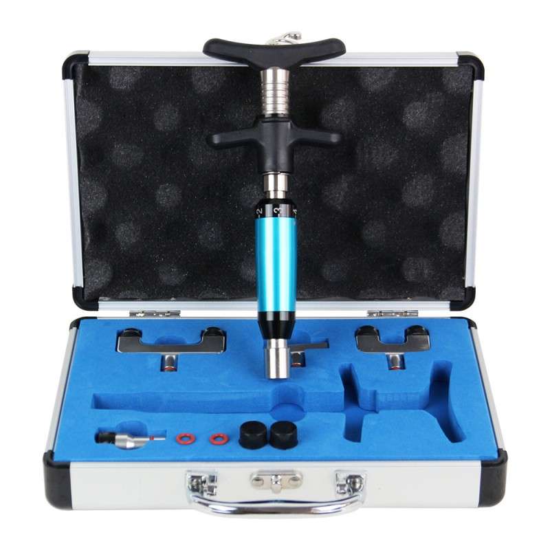 6 Level 300N 4 Metal Heads Massage Blue Chiropract Activator Massager Spine Adjusting Manual Chiropractor Tools 
