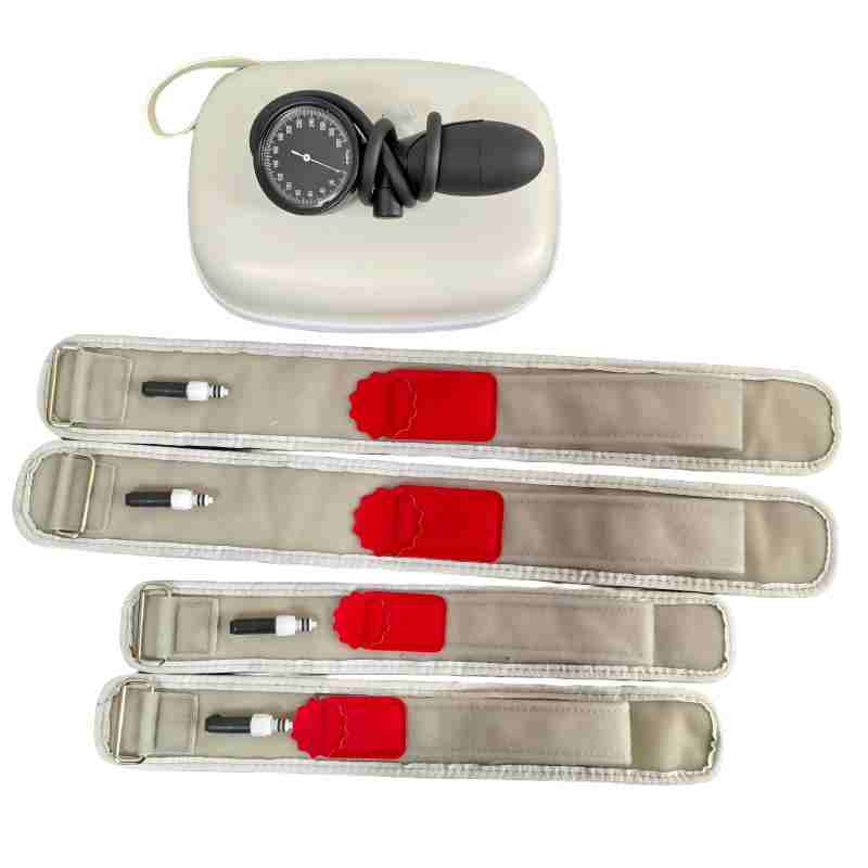 Upgrade Pump and  Occlusion Training Cuffs BFR Exercise Band for Leg and Arm Workouts Rehabilitation Blood Flow Restriction