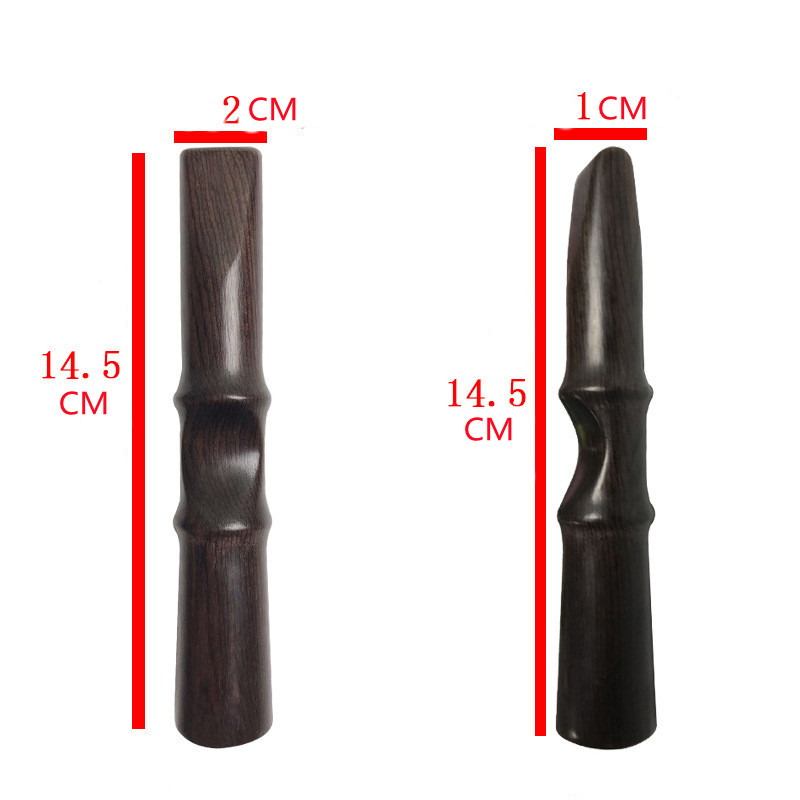 Black Sanders Wooden Spinal Corrector Supply Chiropractic Adjusting Tools Kit 5 Pieces Adjusting Spine Activator Hammer 