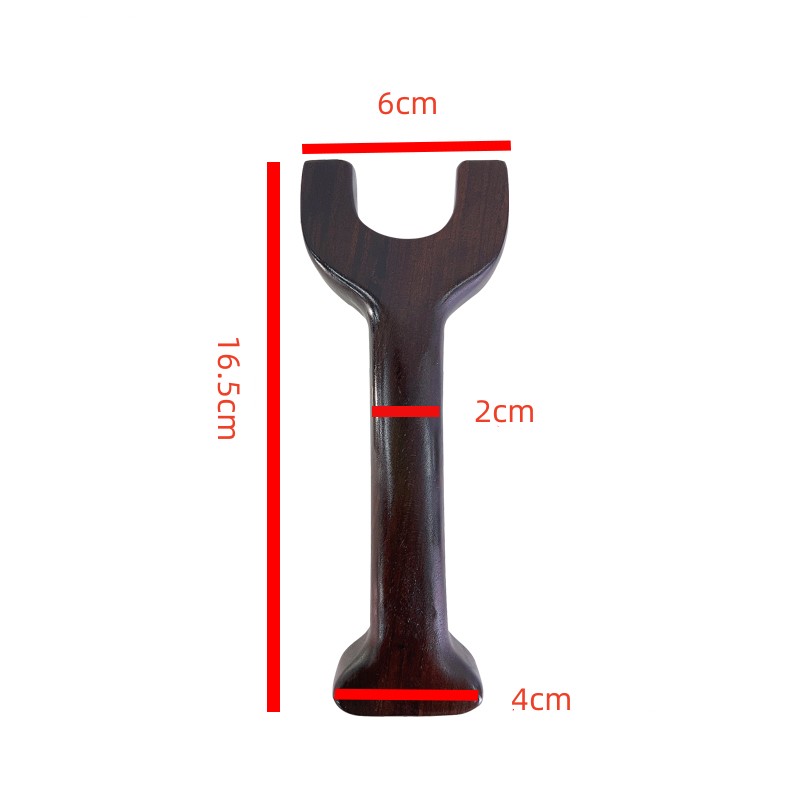 Black Sanders Wooden Spinal Corrector Supply Chiropractic Adjusting Tools Kit 5 Pieces Adjusting Spine Activator Hammer 