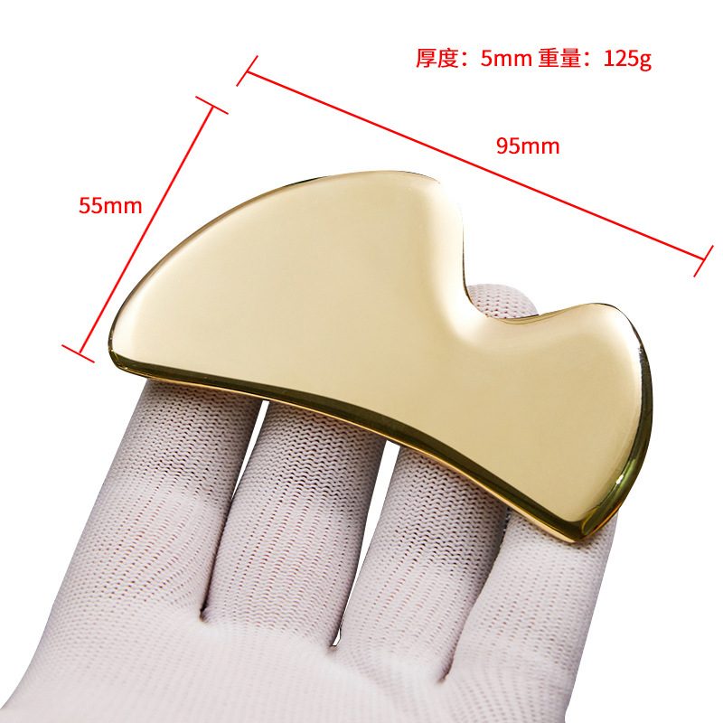 Meviber Geniune Copper Gua Sha Scraping Massage Board for Body or Face Guasha Massage