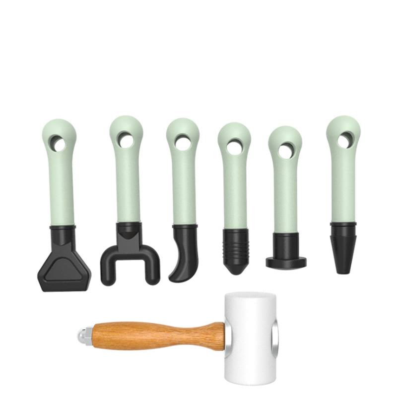 Plastic Spinal Rehabilitation Spine Correction Myofascial Release Boneset Hammer Chiropractic Equipment Set