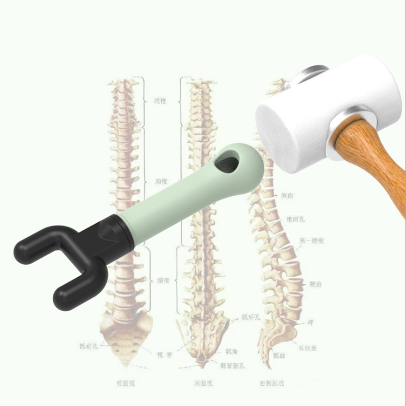 Plastic Spinal Rehabilitation Spine Correction Myofascial Release Boneset Hammer Chiropractic Equipment Set