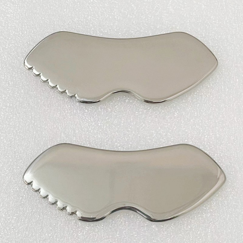 Mini Steel Guasha Board for Face Lifting Massage and Body Meridian Unblock Massage
