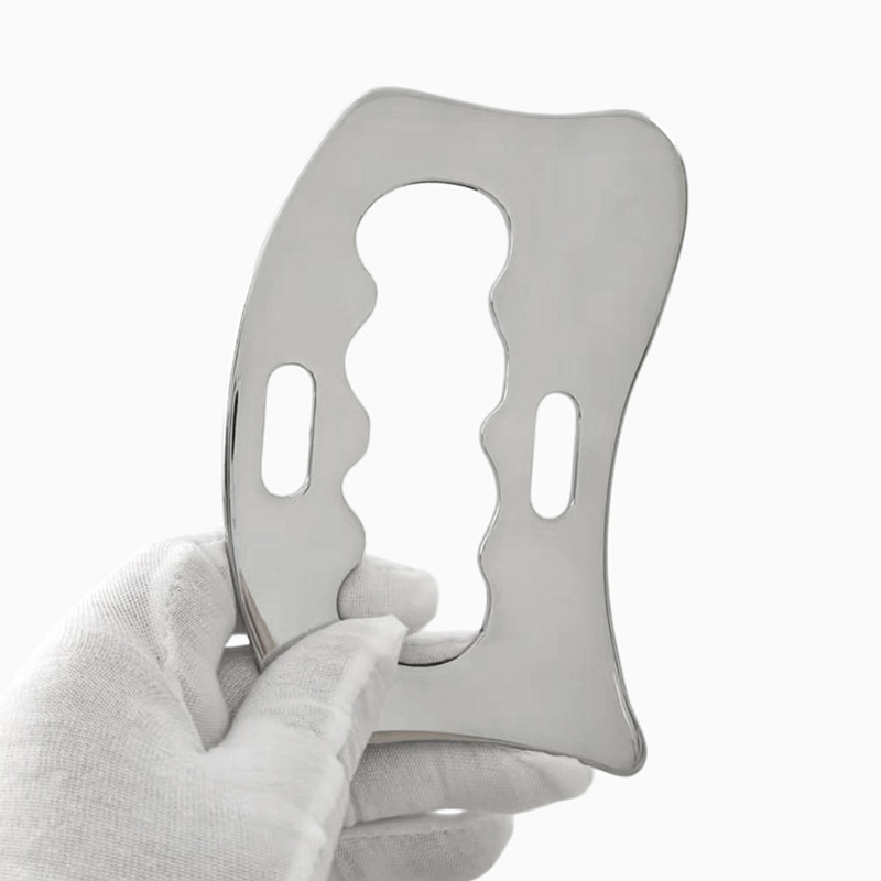 Various Stainless Steel Styles Facial Gua Sha Massage Tools Laser Logo Printing 