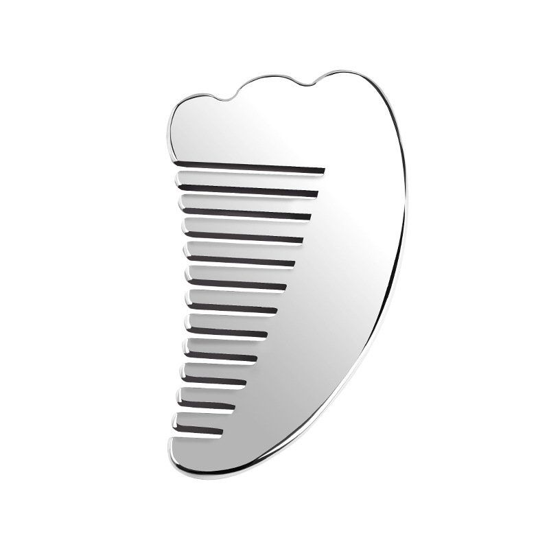 Various Stainless Steel Styles Facial Gua Sha Massage Tools Laser Logo Printing 