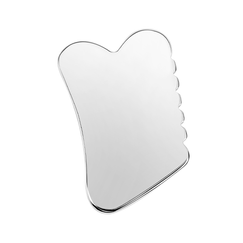 Various Stainless Steel Styles Facial Gua Sha Massage Tools Laser Logo Printing 