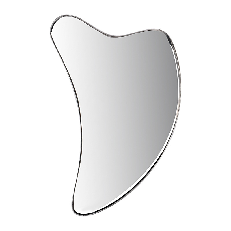 Various Stainless Steel Styles Facial Gua Sha Massage Tools Laser Logo Printing 