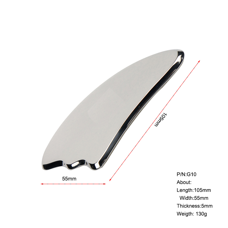 Home Use Massage Tools Factory Supplier for Stainless Steel Gua Sha Massage Scraper Supply 