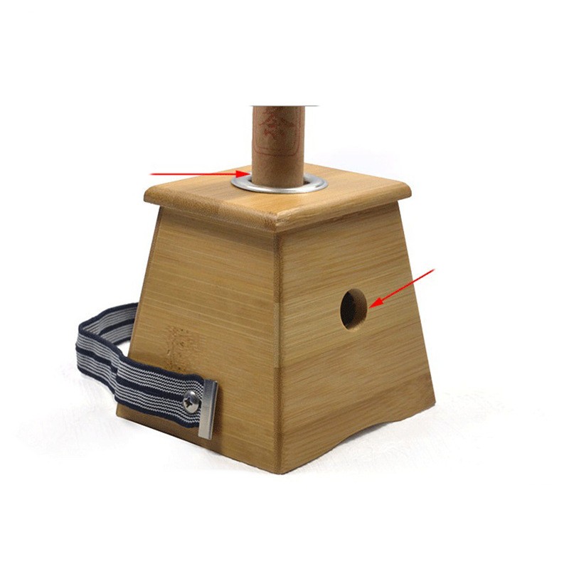 Popular 1-6 Holes Choice Moxibustion Wooden Box Match for Moxa Cone and Moxa Stick
