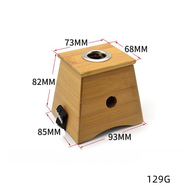 Popular 1-6 Holes Choice Moxibustion Wooden Box Match for Moxa Cone and Moxa Stick