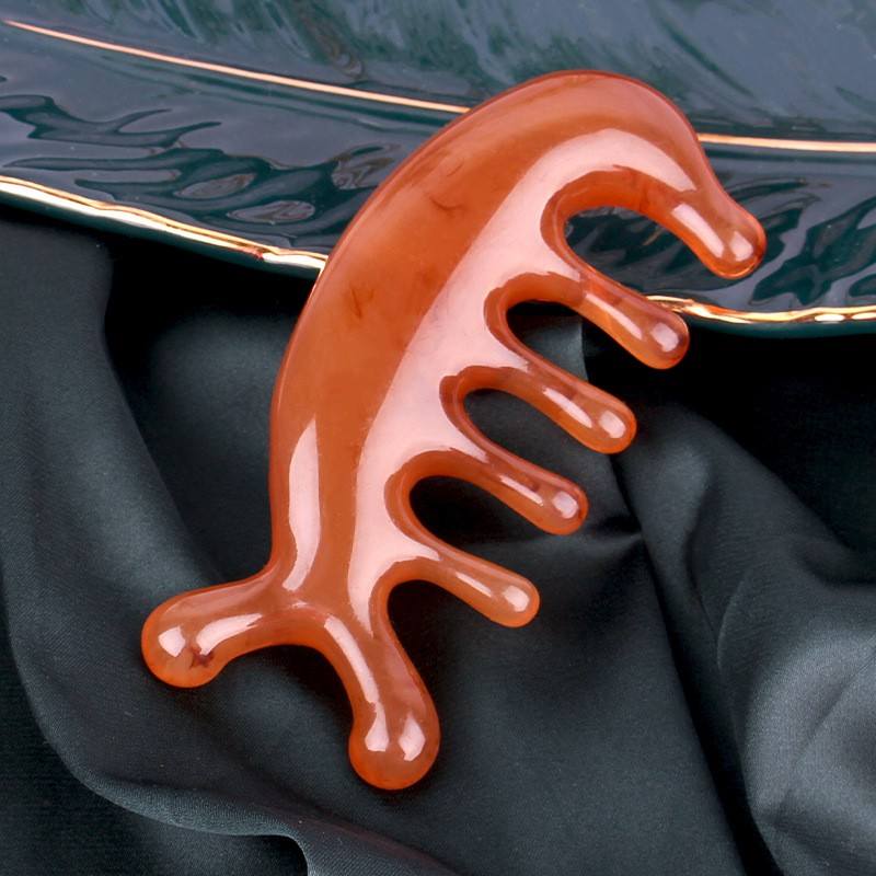 Massage Tools One Stop Purchase Plastic Comb Massager for Headache Relief Scalp Massage and Gua Sha Massage 