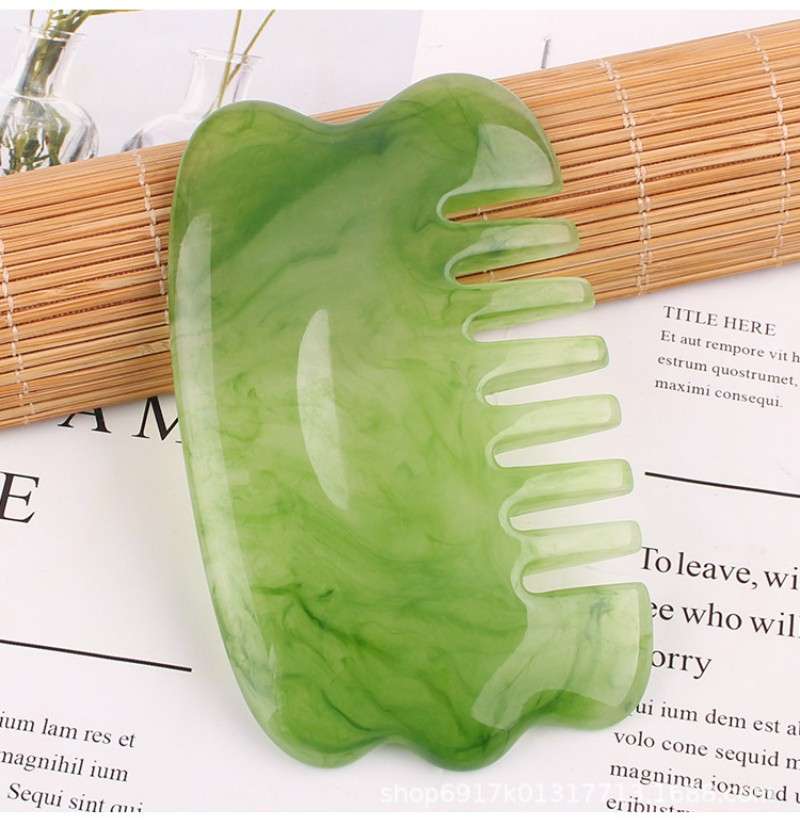 Massage Tools One Stop Purchase Plastic Comb Massager for Headache Relief Scalp Massage and Gua Sha Massage 