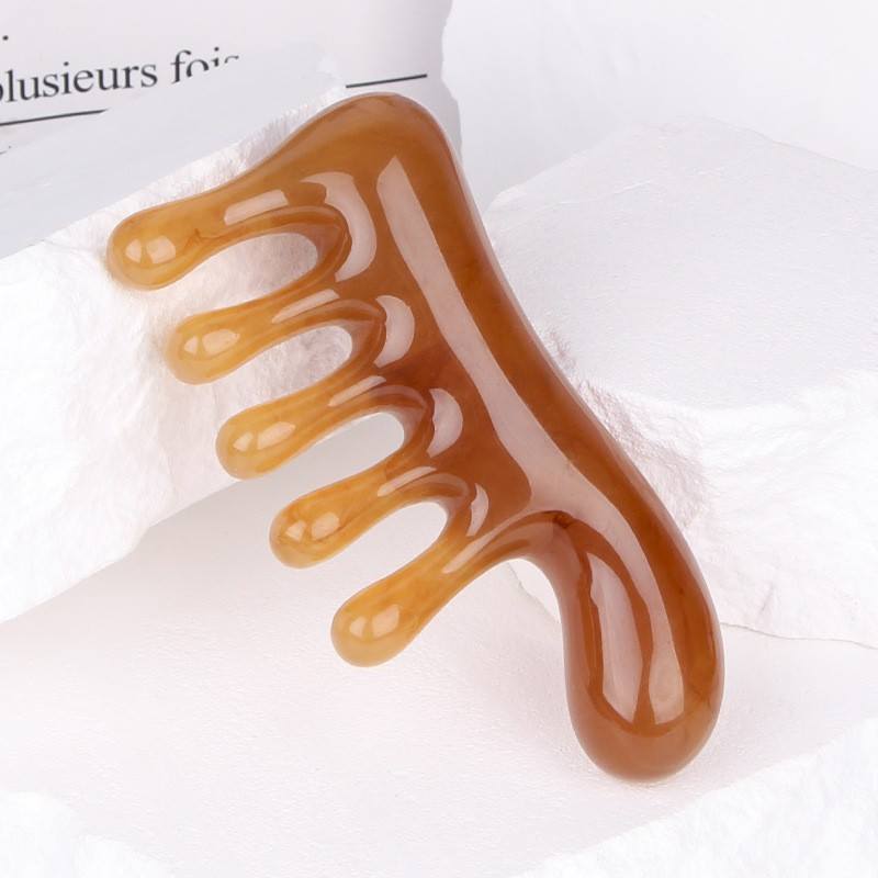 Massage Tools One Stop Purchase Plastic Comb Massager for Headache Relief Scalp Massage and Gua Sha Massage 