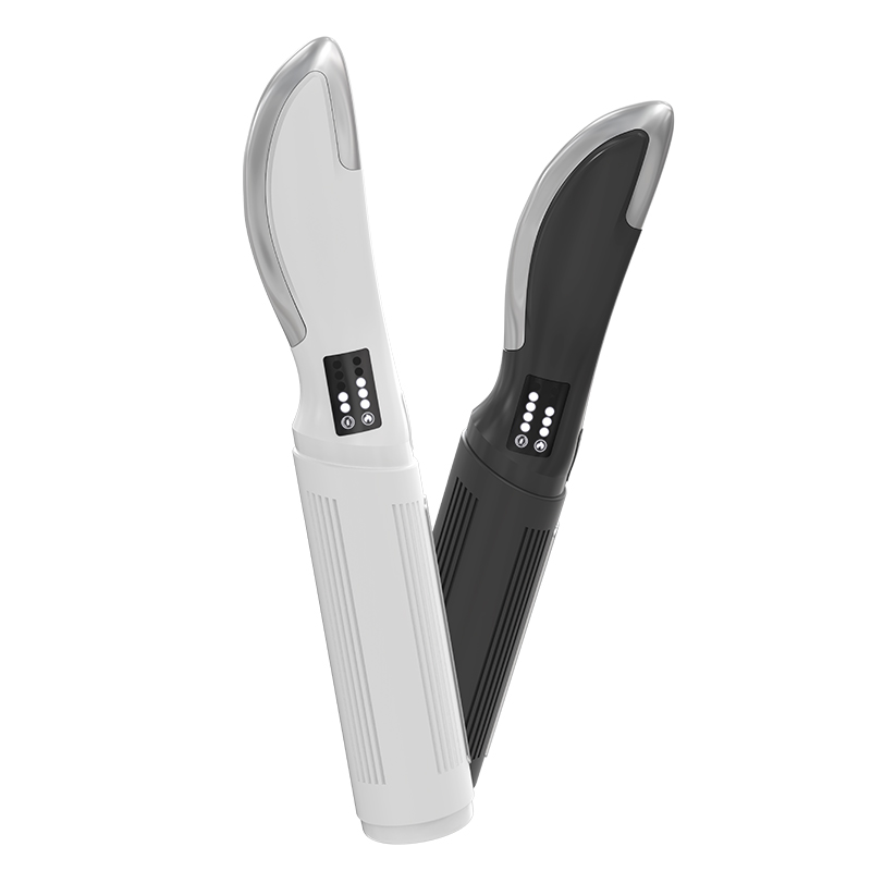 2400mah Electric EMS Stimulate Heating Therapy Mini Fascia Scraper Ergonomic Knife Size Scraping Guasha Massage Tool