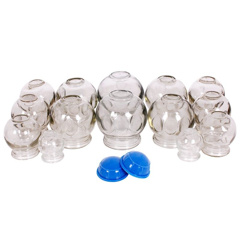 Dry Fire Cupping Meilleure Vente Ventouse Hijama En Verre 12PCS Glass Cups Cupping Therapy Massage Set