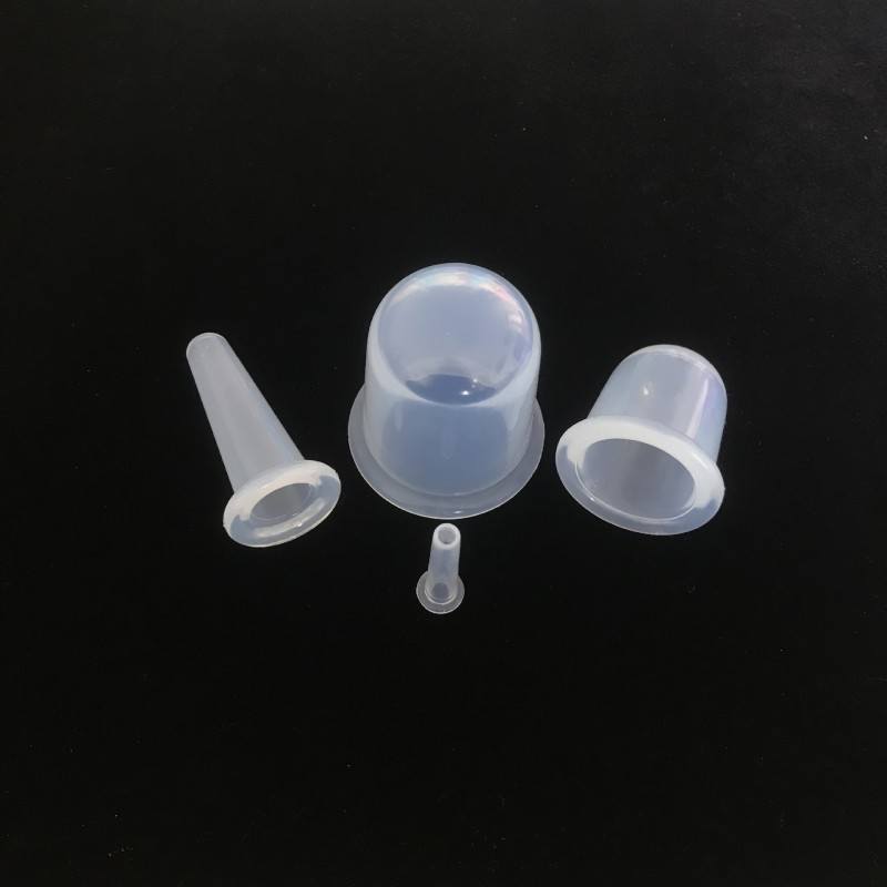 Most Selling Silicone Cupping Kit 4Pcs Clear Cups Manual Cupping Vacuum Therapy for Body Massage and Face Eye Lip Neck Lifting