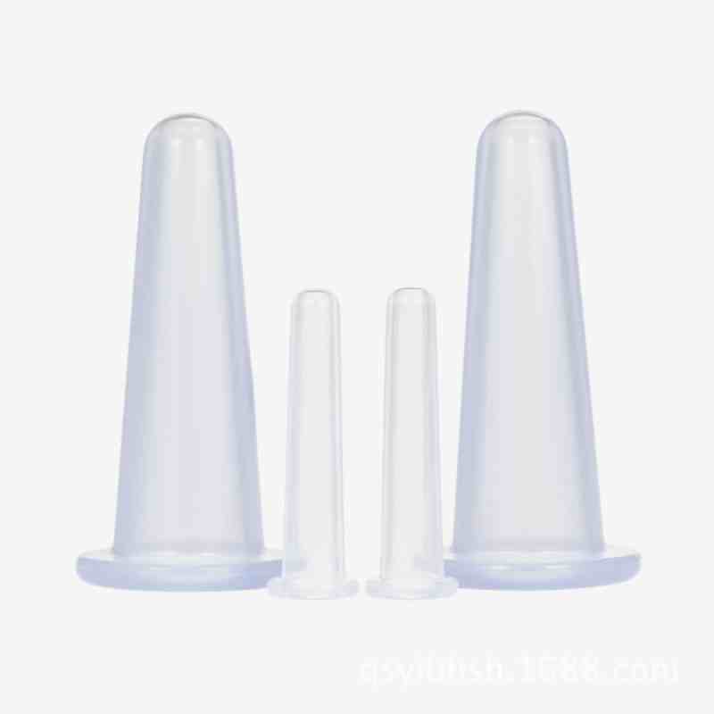 2 Mini Size Silicone Cupping Cone for Face and Eye Lip Lifting Massage