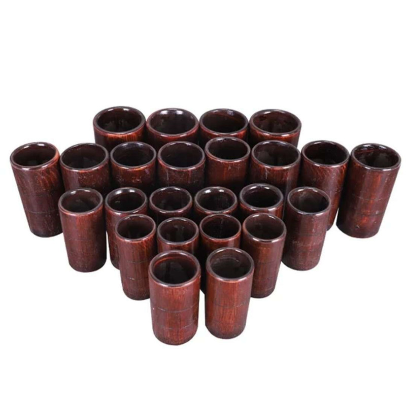 Small to Extra Large Size Carboned Bamboo Color Cupping Cups Best TCM Fire Cupping Therapy Cups