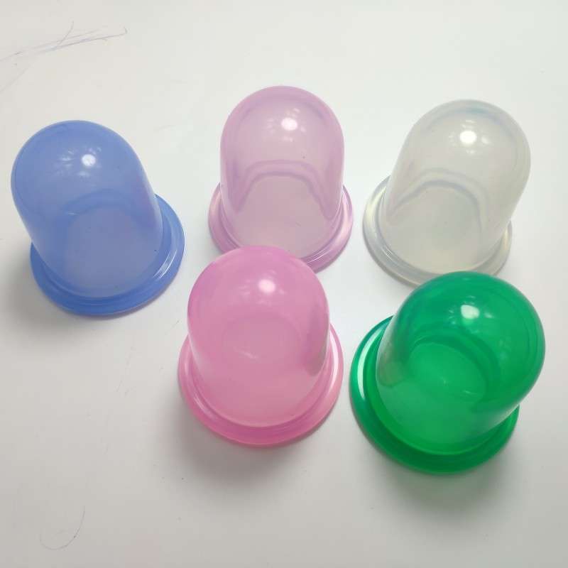Colorful 80mm Large Size Silicone Cupping Cups for Whole Body Cellulite Remove Deep Muscle Fascia Vacuum Therapy Massage