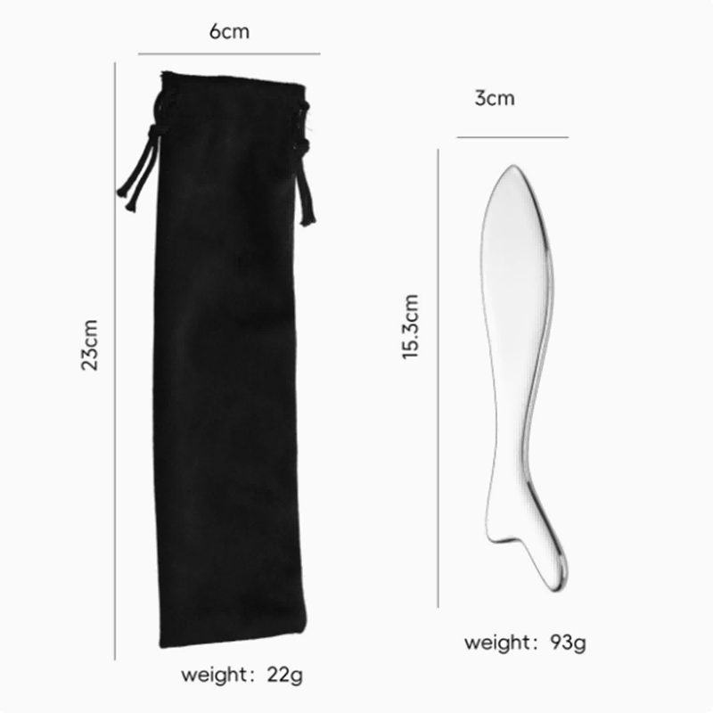 Mini Face and Eye Acupressure Scraping Massage Stick Gua Sha Massager