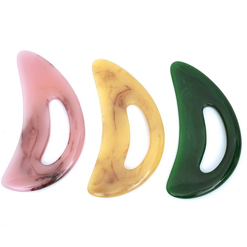 Extra Large Guasha Board Well Finished Resin Scraping Massage Tool for Whole Body Meridian Srap Massager